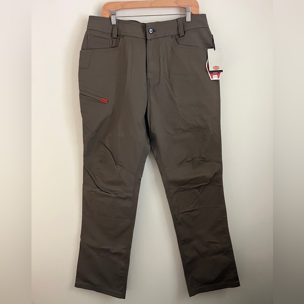 BRUNT Torra Work Pants Brown NWT | Size 34/32 - Picture 2 of 8